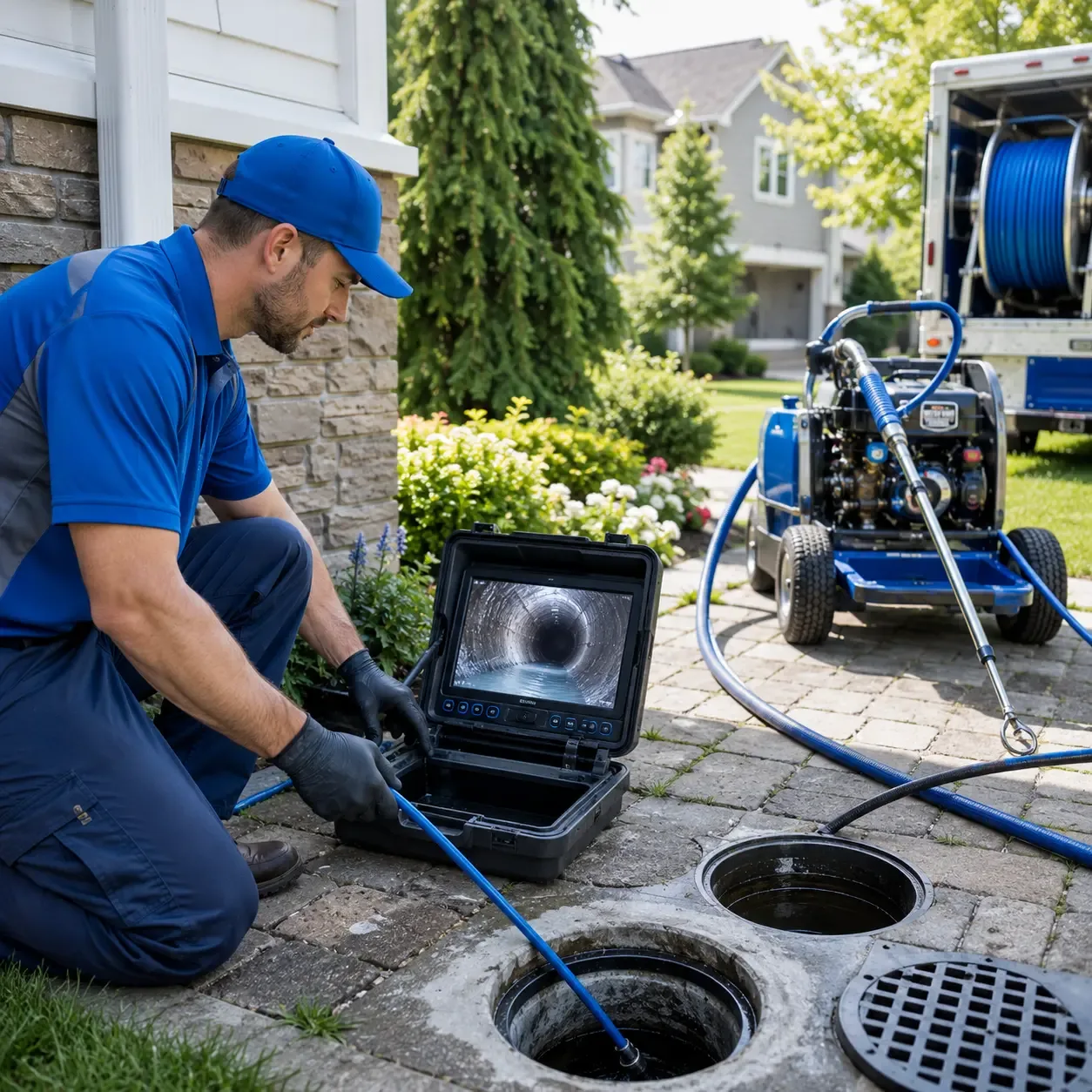 Outdoor drain cleaning professionals serving Hacksneck, VA